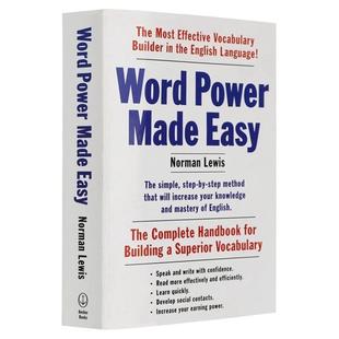 WordPower 单词的力量Word Power Made Easy英文原版小白书可搭英英韦氏词缀字根词典韦小绿书merriam webster vocabulary builder