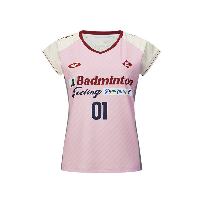 薰风2026新款羽毛球服女生专业吸湿速干运动比赛服哭喊中心联名款