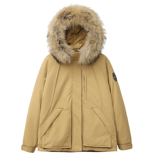 300斤东北保暖毛领派克服外套胖莹莹大码女装冬季短款连帽羽绒服