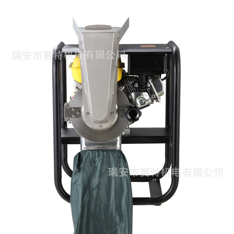 SETM三七研磨粉机中药材打粉机商用汽油泵流水式家用药材粉碎机