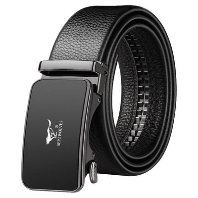 七匹狼男士牛皮腰带生日礼物商务