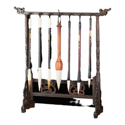 六品书院复古毛笔挂架笔架