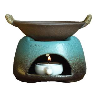 厚院【疏影】可干烧陶瓷香薰炉蜡烛加热精油香料提香器酒店温茶炉