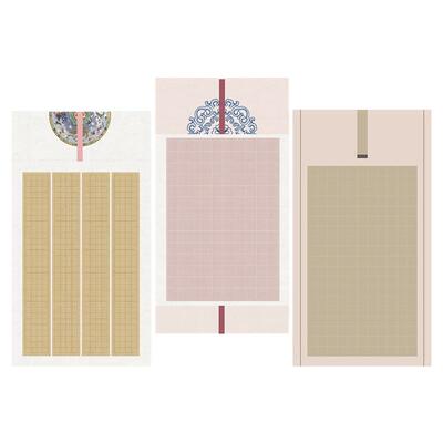 文必升六尺国展打格作品纸微喷