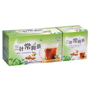 三叶正品吸油方便通秘清排常润茶