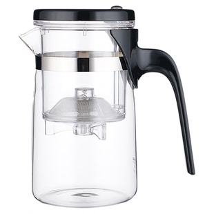 金灶明尊E-01飘逸杯高端一键茶水分离泡茶壶家用高硼硅玻璃冲茶器