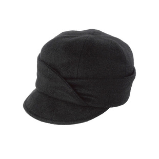 张婧仪同款！日本CA4羊毛马术帽子女秋冬保暖报童帽可翻边鸭舌帽