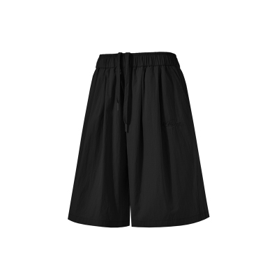 潮牌刺绣速干短裤男2025夏季情侣