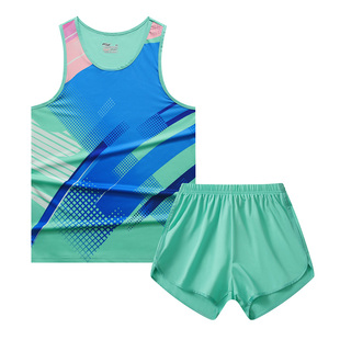 田径服男女体育生训练服运动T恤背心体考比赛服跑步运动服套装