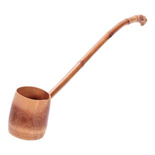 茶勺水勺分茶勺水瓢竹子长柄小日式工茶道工艺舀水木制盛水茶具道