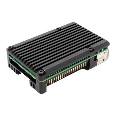 树莓派主板外壳盒子RaspberryPi3代b型2b/3b+铝合金散热壳子配件