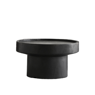 叕木|整木创意/印章茶几原木日式侘寂风全实木边几民宿设计师家具