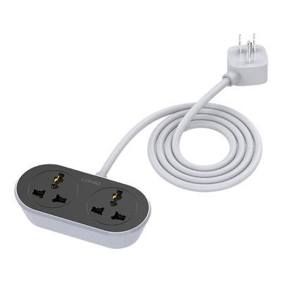 力德诺家用接线板2插座位5米10米