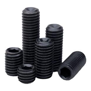 M2-M24凹端紧定螺丝12.9级内六角机米顶丝无头止付螺钉M3M4M5M6M8