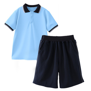 江西南昌市小学新款校服夏装薄款透气柔软休闲套装短袖短裤运动服