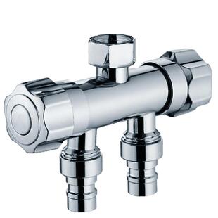 洗衣机水龙头一进二出三通多功能家用4分双用两头出一分二水龙头