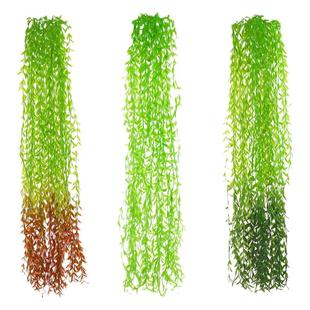 仿真壁挂过江龙藤条悬挂假植物室内室外墙壁房屋装饰仿真柳叶柳芽