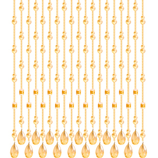 葫芦水晶珠帘卧室门帘洗手间隔断过道玄关屏风装饰免打孔网红挂帘