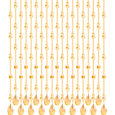 免打孔过道玄关水晶帘洗手间葫芦