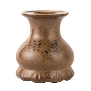 砭石艾灸罐中医专用玄黄火龙罐莲花口扶阳刮痧温炙罐美容院专用罐