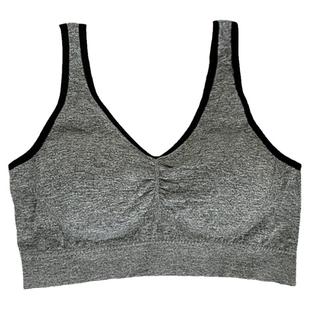 大码内衣女胖mm200斤无钢圈美背文胸一体背心防下垂夏季薄款裹胸