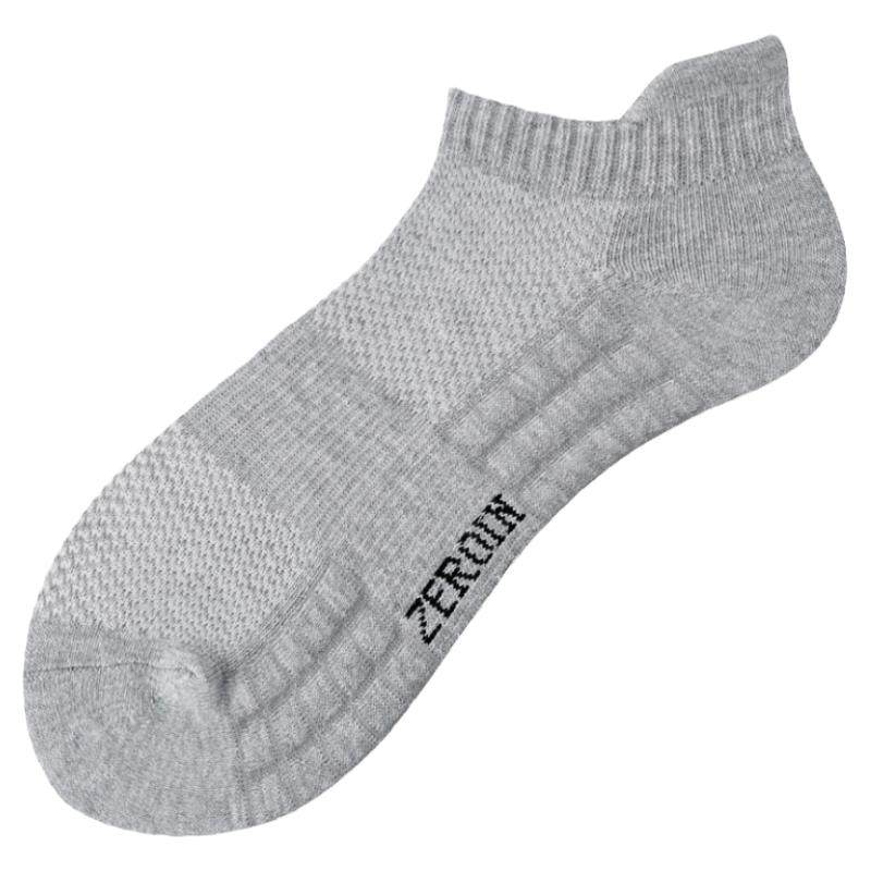 佐印袜子男士短袜冬季纯棉中筒袜毛巾底薄款吸汗篮球防臭运动船袜