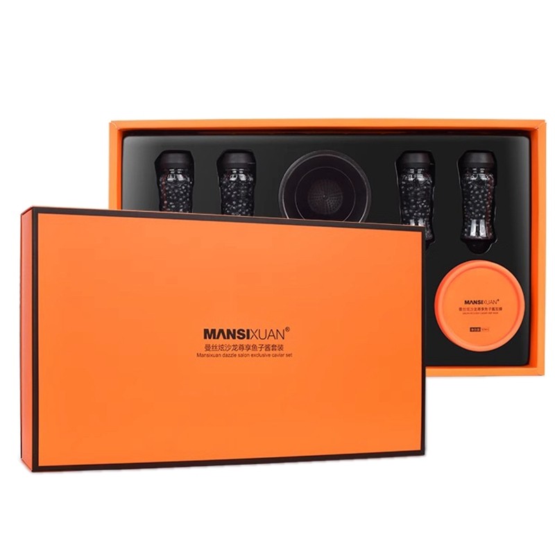 曼丝炫鱼子酱发膜套盒修复干枯补水顺滑改善毛躁头发护理沙龙尊享