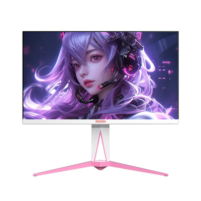 爱攻27英寸2K320Hz粉色显示器屏