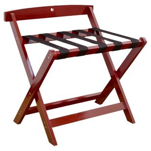 酒店客房行李架家用收纳置物架落地卧室床边放衣服神器可折叠实木