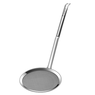 撇沫漏勺不锈钢打沫漏网304家用厨房一体过滤网油撇浮沫滤勺细网