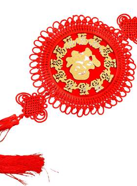 过年团团圆圆吉祥如意中国结挂件