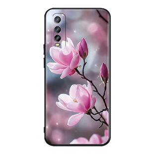 luckrider适用于vivoy70s手机壳v2002a挂绳iqoou1高级感v2023a防摔y51s保护套v2002a浪漫玫瑰vova软胶y70s时