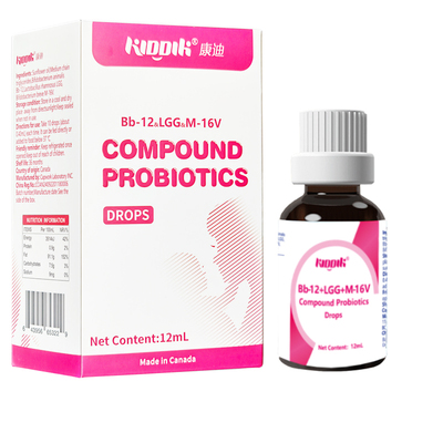 kiddik康迪复合益生菌BB12+鼠李糖乳杆菌LGG+M16V滴剂婴幼儿胃肠