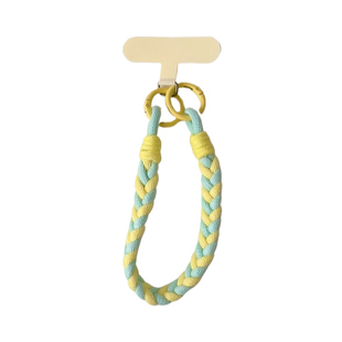 轻派适用手机壳手腕挂绳短款撞色纯色尼龙编织加粗防丢钥匙扣绳子