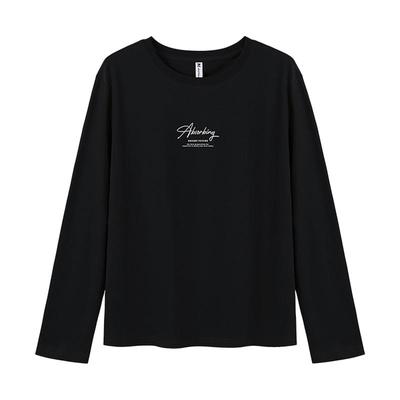 女士上衣圆领百搭T恤舒适潮