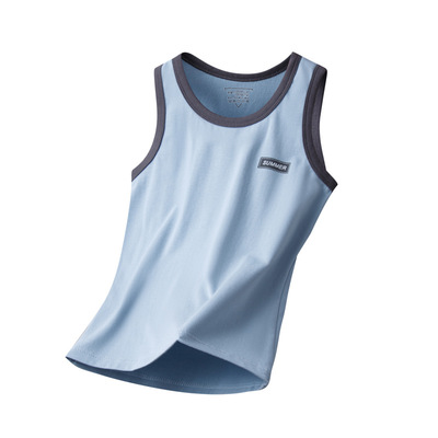 儿童纯棉背心男孩夏季薄款上衣宝宝a类无袖马甲女童打底中大童新