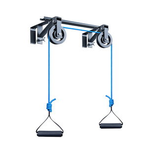 滑轮吊环肩颈拉伸训练器老人康复器材手部关节家用牵引拉力绳套装