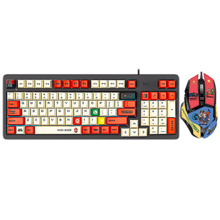 罗技K848有线热插拔机械键盘G502HERO鼠标套装高达客制化电竞游戏