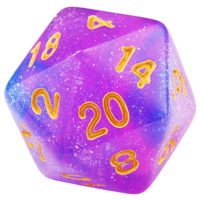 丰藏粉红星空骰子桌游跑团