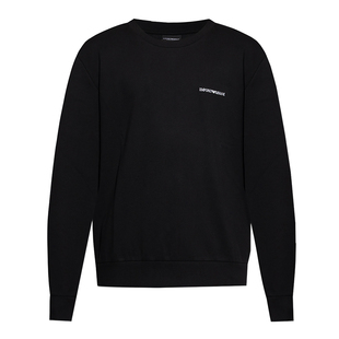 Armani/阿玛尼EA 男士刺绣鹰标休闲套头卫衣 EM000520 AF10790