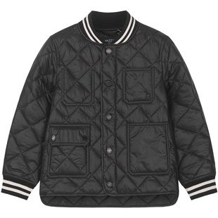 hazzys哈吉斯童装男女童棉服秋冬新品棒球领舒适挺括保暖外套