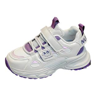 儿童老爹鞋女童鞋子秋冬2026新款耐脏跑步运动鞋女孩潮牌软底炸街