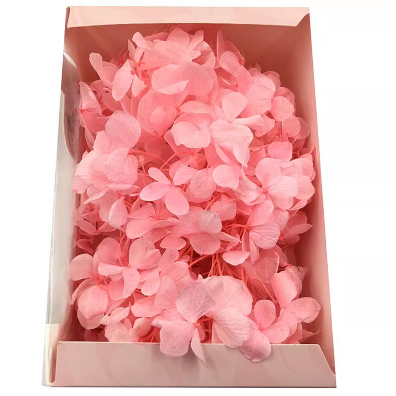 绣球花永生花礼盒用花团建材料包