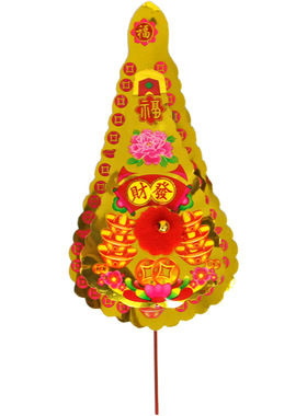 金花潮汕拜神花过年拜老爷用品小号广东供奉神位香炉家用装饰凤尾