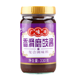 广味源香滑磨豉酱330g噌汤调味料家用豆豉面豉酱蒸炒干拌炸酱面