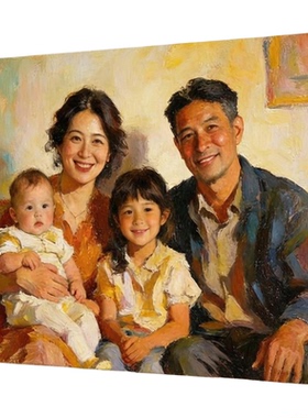 卧室客厅奶油风艺术挂画来图定制