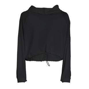 荷动/瑜伽服女春季2026新款长袖上衣宽松休闲连帽运动卫衣套头衫