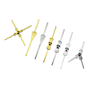 水晶灯饰五金配件全铜蝴蝶针三角扣十字三叉针金银铬色连接八角珠