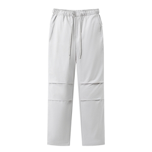 青少年灰色羽绒裤子男款2025新款冬季休闲百搭伞兵户外登山裤外穿