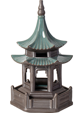 微景观六角亭凉亭造景园艺